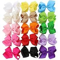 Algopix Similar Product 3 - 45 inch Hair Bows For Girls Grosgrain