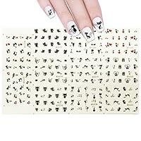 Algopix Similar Product 16 - ALLYDREW Black Cats Water Slide Nail
