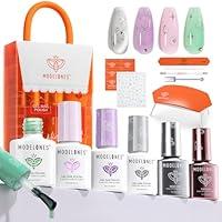 Algopix Similar Product 14 - modelones Gel Nail Polish Kit with U V