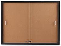 Algopix Similar Product 1 - Displays2go Enclosed Cork Board