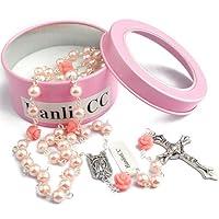 Algopix Similar Product 16 - Hedi Pink Color Holy Rosary with