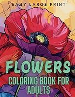 Algopix Similar Product 15 - Flowers Coloring Book for Adults Easy