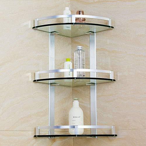 Shower Caddy Glass Shelves For Wall Glass Bathroom Storage