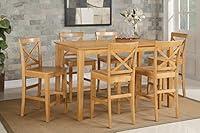 Algopix Similar Product 1 - 7 Pc pub Table set Table and 6 Kitchen