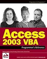 Algopix Similar Product 16 - Access 2003 VBA Programmer's Reference