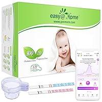 Algopix Similar Product 6 - EasyHome 100 Ovulation Test and 20