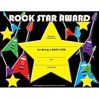 Algopix Similar Product 11 - Flipside Rock Star Award Certificate