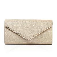 Algopix Similar Product 3 - Labair Shining Envelope Clutch Purses