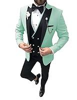 Algopix Similar Product 15 - Tuxedo Suit for MenMen 3 Piece Suit