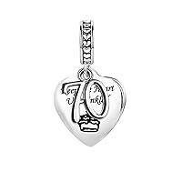 Algopix Similar Product 11 - KoJoSoLan Birthday Heart Dangle Charms