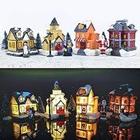 Algopix Similar Product 6 - ZornRC LED Lighted Village Houses with