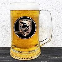 Algopix Similar Product 1 - FOX HOUND Glass Beer Stein  Metal Gear
