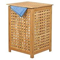Algopix Similar Product 4 - MSV Bamboo Laundry Basket Brown 40 x