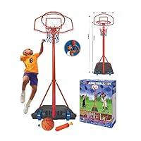 Algopix Similar Product 3 - AK Sport BASKETBALSET + BAL - BALLEN