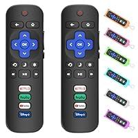 Algopix Similar Product 2 - Replacement for Roku TV Remote 2Pack