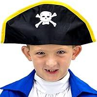 Algopix Similar Product 10 - Soft Bicorne Pirate Hat Halloween