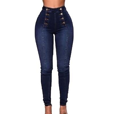 Womens Stretch Jeans Curve Butt Lifting Casual Denim Pants Good