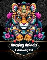 Algopix Similar Product 1 - Amazing Animals Adult colouring