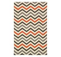 Algopix Similar Product 7 - Dwell Studio Zig Zag Persimmon Rug 5