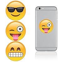 Algopix Similar Product 11 - iDecoz Emoji Reusable Vinyl Decal