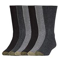 Algopix Similar Product 6 - GOLDTOE Mens Harrington Crew Socks