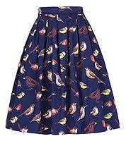 Algopix Similar Product 7 - Pleated Swing Skirt for Women ALine