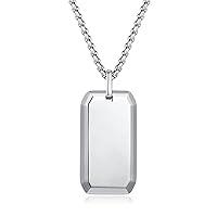 Algopix Similar Product 20 - COAI Dog Tag Tungsten Necklace