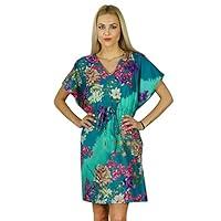 Algopix Similar Product 18 - Bimba Women Short Cotton Kaftan Kimono