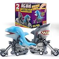Algopix Similar Product 15 - DINOBROS Shark Toy Car 2 Pack Friction