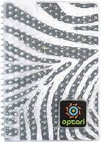 Algopix Similar Product 7 - Spikeletz Mini Glow Journal, Zebra B&W