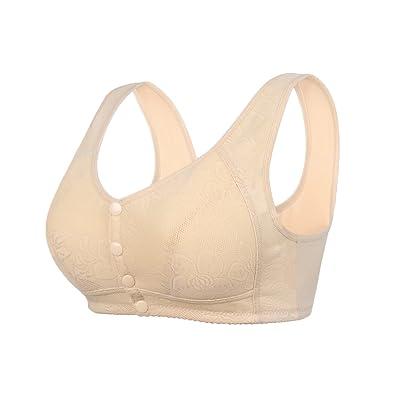 Womens Bras Sexy Lace Front Button Shaping Cup ShoulderUnderwire