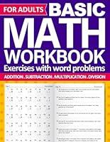 Algopix Similar Product 5 - Basic Math Workbook For Adults With