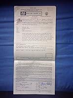 Algopix Similar Product 10 - 1969 Faron Young Signed Concert Contract