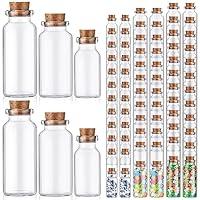 Algopix Similar Product 14 - Dandat 100 Pcs Mini Glass Bottles