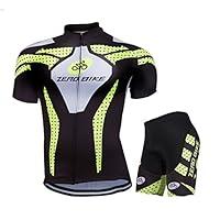 Algopix Similar Product 3 - ZEROBIKE Mens Short Sleeve Breathable
