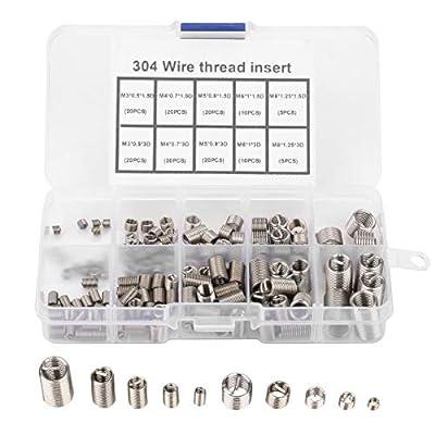 Generic M4 x M2.5 Stainless Steel Self Tapping Threaded Inserts 10