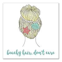 Algopix Similar Product 20 - Beachy Hair Dont Care 12x12 Canvas