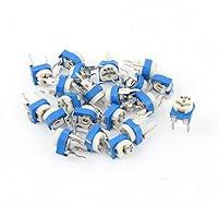 Algopix Similar Product 12 - uxcell 20Pcs UKM065 500K Ohm 3