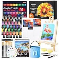 Algopix Similar Product 18 - Shuttle Art 54 Pack Acrylic Paint Set