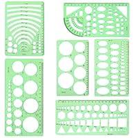 Algopix Similar Product 10 - Hariendn 6 Pcs Drawing Templates