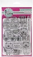 Algopix Similar Product 18 - Pink  Main Clear Stamps 4X6Happy