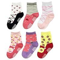 Algopix Similar Product 13 - Bowbear Baby Girls 6 Pair Fruity Mary