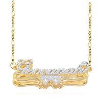 Algopix Similar Product 18 - Double Plated Name Necklace