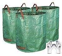Algopix Similar Product 9 - Gardzen 3Pack 72 Gallon Yard Waste