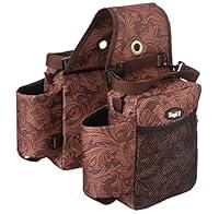 Algopix Similar Product 7 - Tough-1 Printed Saddle Bag Brown Tooled