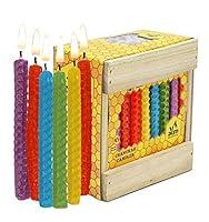 Algopix Similar Product 15 - Ner Mitzvah Honeycomb Chanukah Beeswax