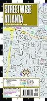 Algopix Similar Product 4 - Streetwise Atlanta Map Laminated City
