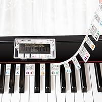 Algopix Similar Product 12 - Removable Piano Keyboard Note Labels