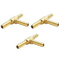 Algopix Similar Product 5 - Brass Barb T Fittings LIONMAX 3 Way