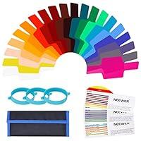 Algopix Similar Product 8 - Neewer 20 Pieces Camera Flash Gels